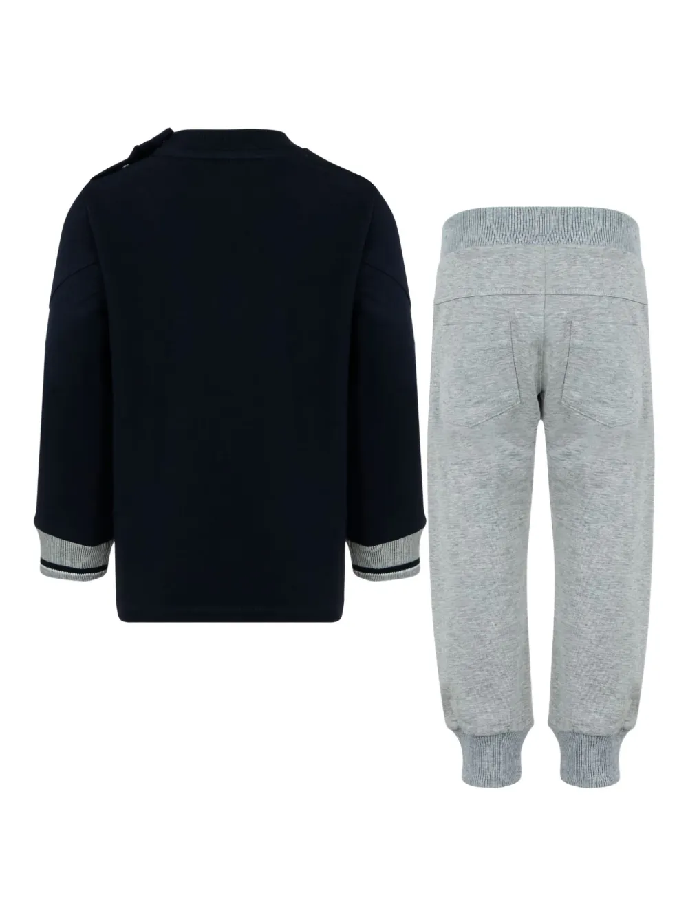 Lapin House Bulldog-print Tracksuit Set In Black