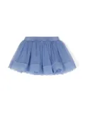 Lapin House glittered tulle mini skirt - Blue