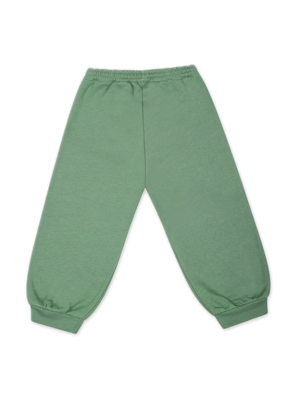 Gucci Kids logo-embroidered cotton track pants - Green