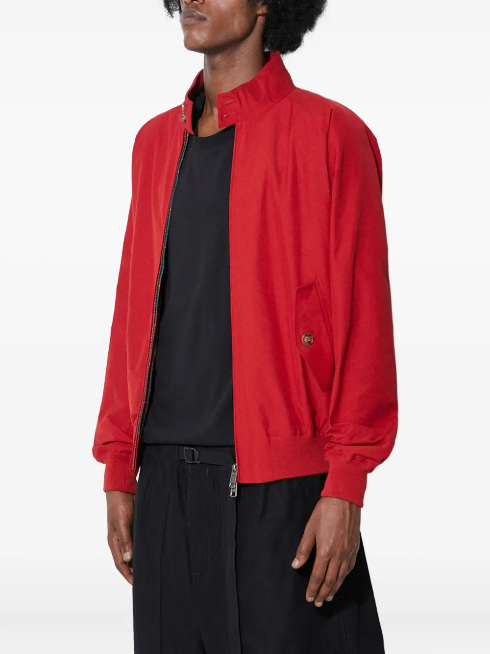 Baracuta Zip-front Jacket In Red