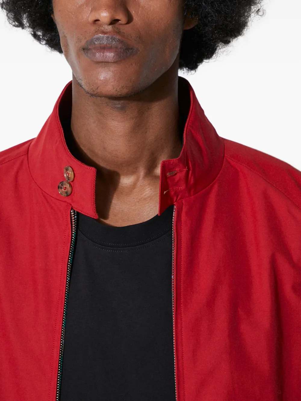 Baracuta Zip-front Jacket In Red