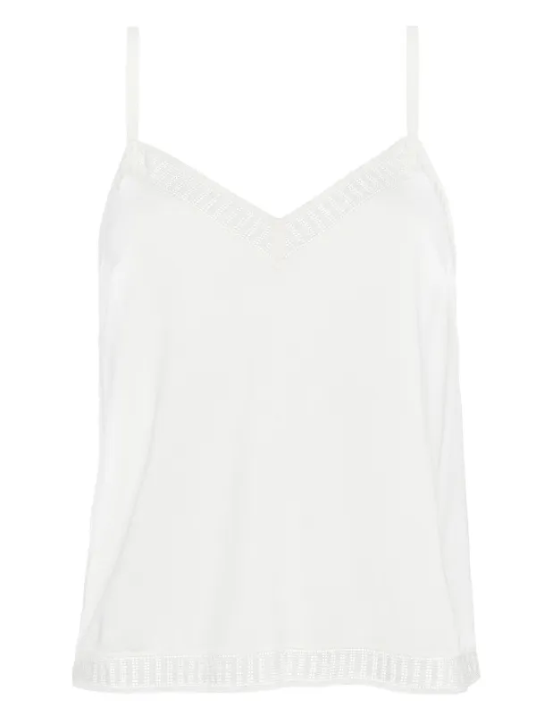 トップス MELT THE LADY logo cross camisole white meltthelady logo cross camisole トップス