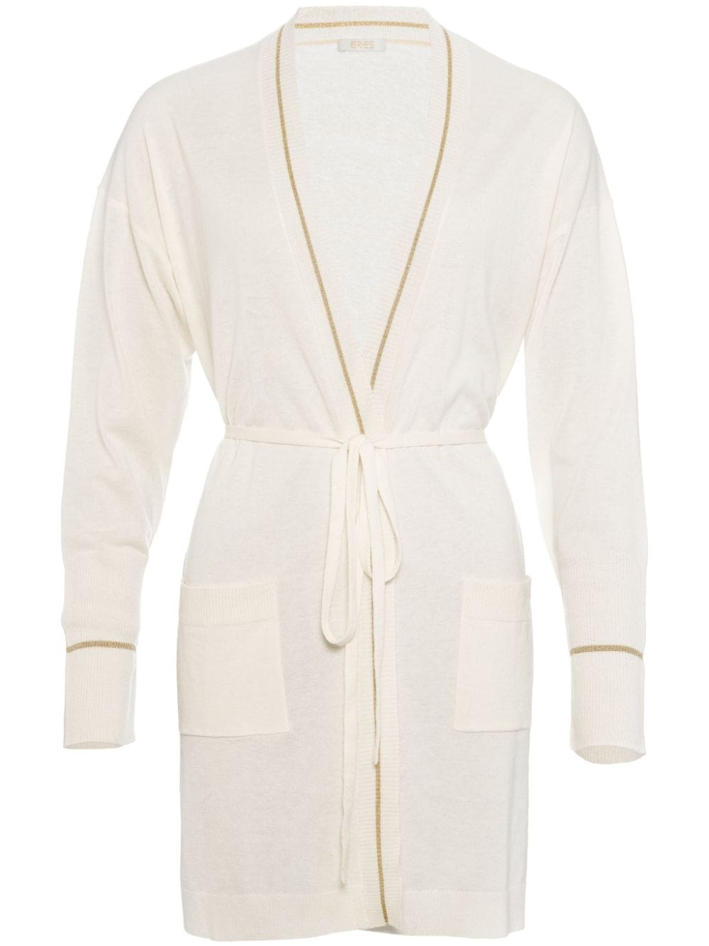 Eres Holidays Longline Cardigan In White