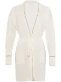 ERES Holidays longline cardigan - White