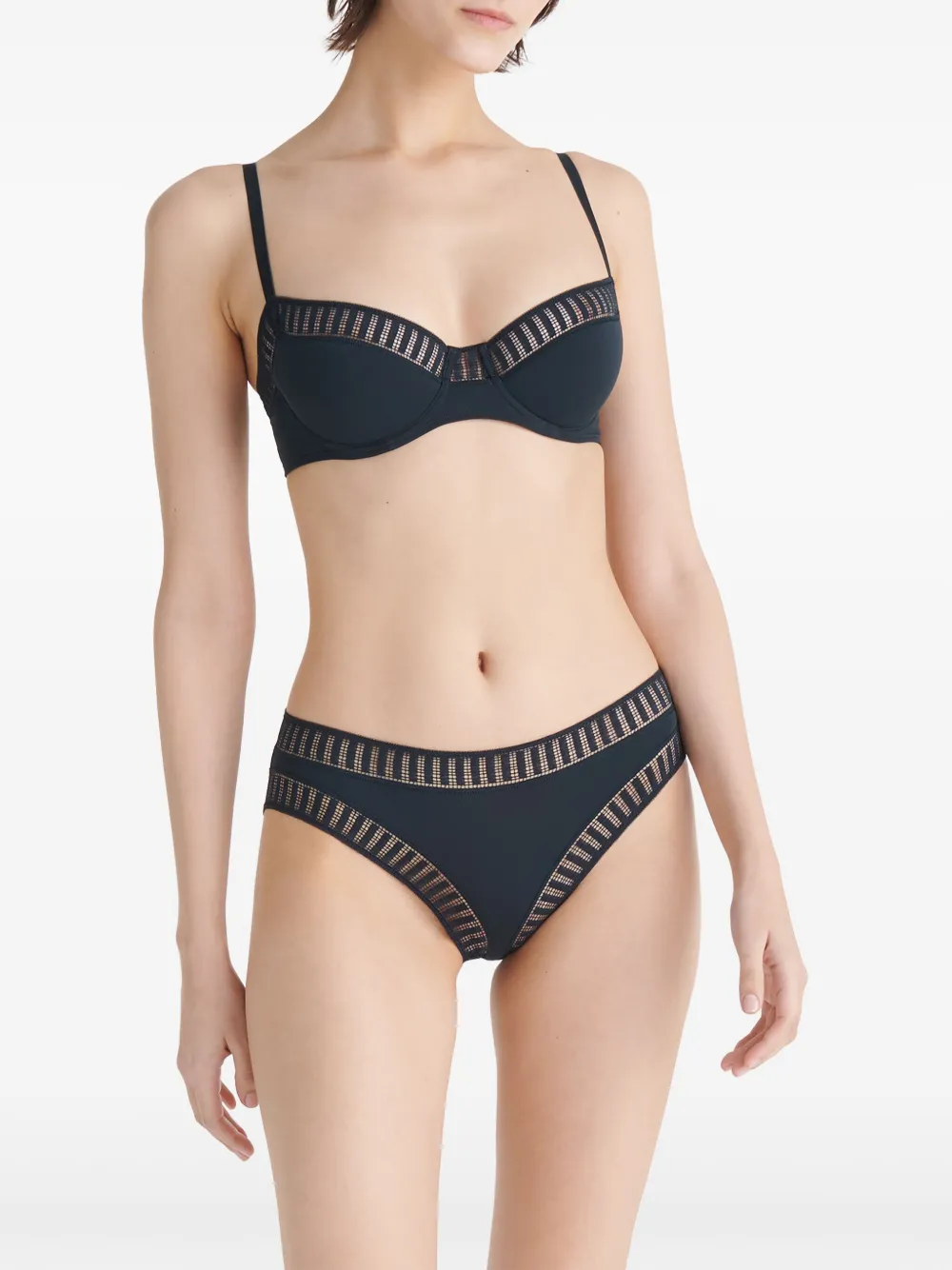 ERES Jacky slip met grafische print Blauw