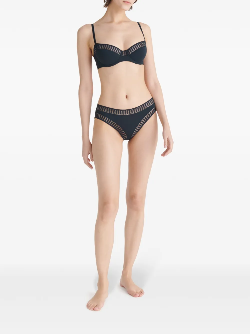 ERES Jacky slip met grafische print Blauw