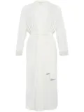 ERES Violette lace trim robe - White