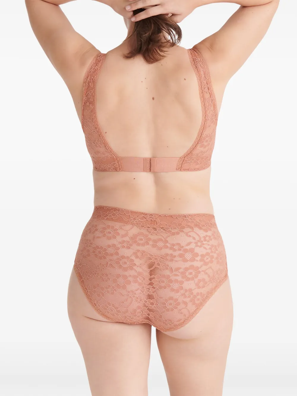 ERES Joyeuse high waist slip met kant Beige