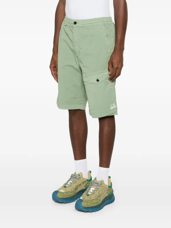 Company Twill Stretch Shorts Green FARFETCH UZ