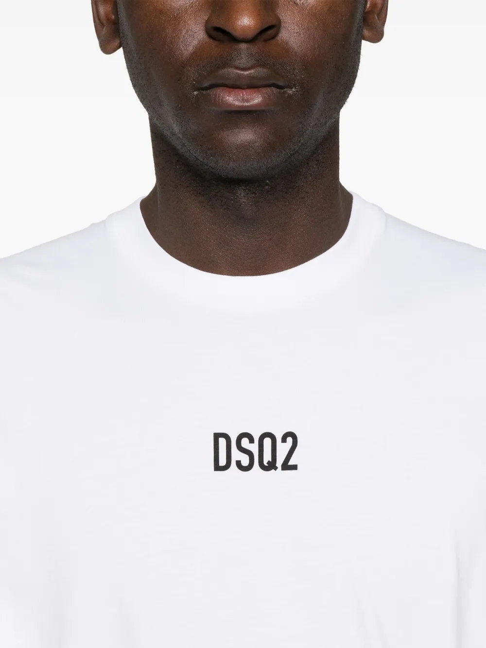 Dsquared2 T-shirt Aus Bio-baumwolle Mit Logo In White