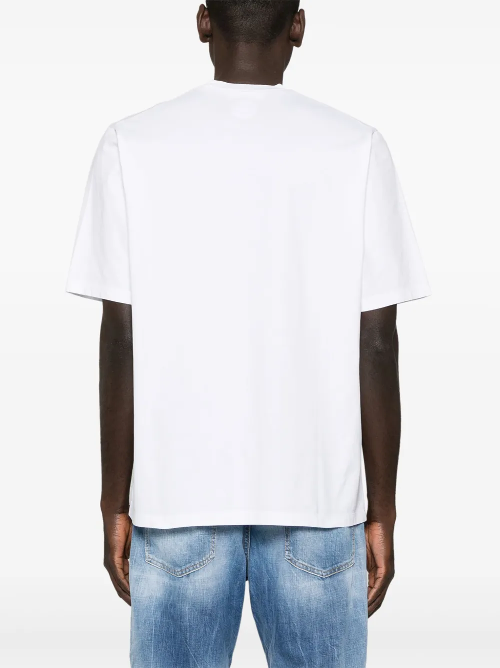 Dsquared2 T-shirt Aus Bio-baumwolle Mit Logo In White
