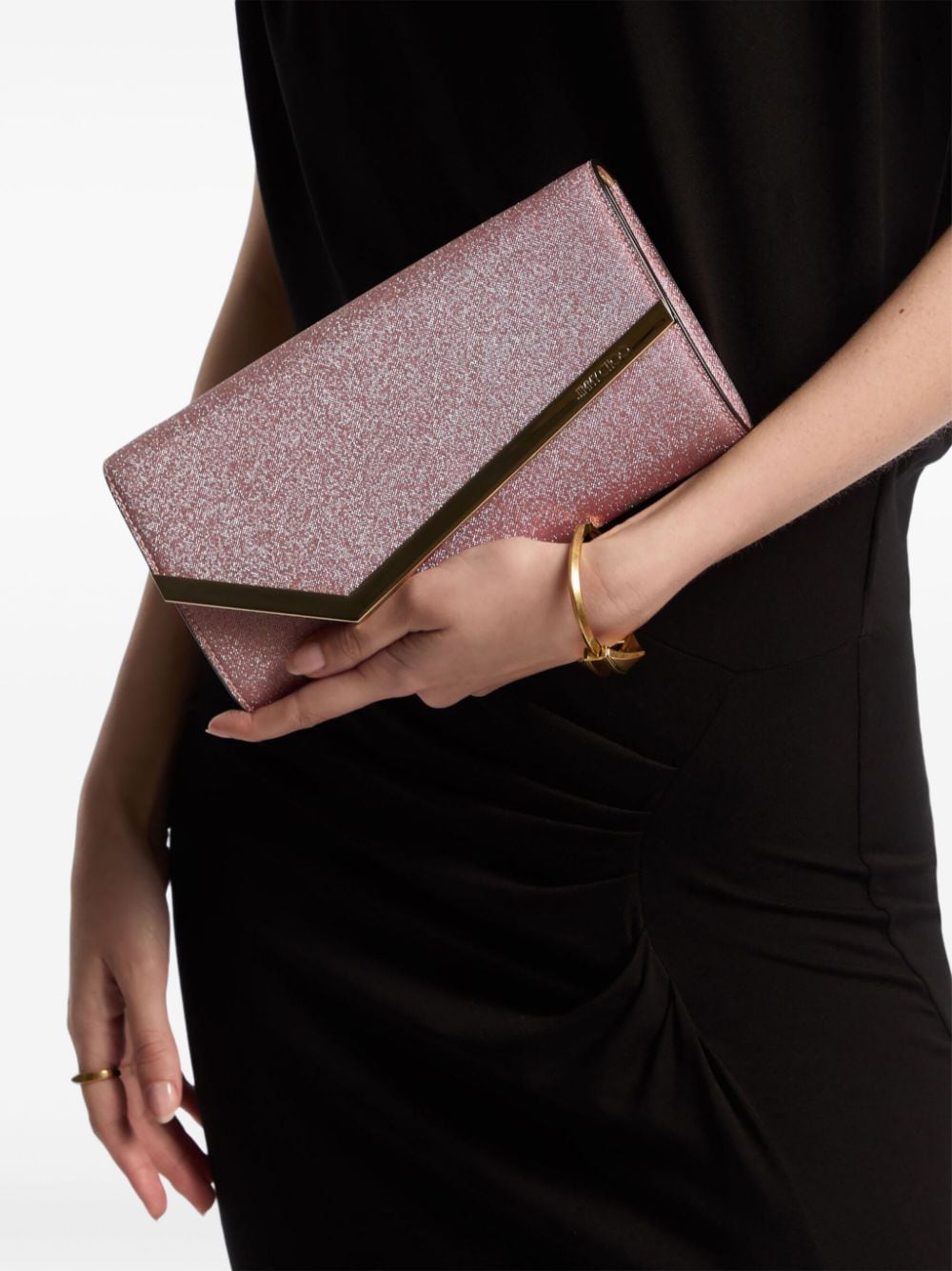 Jimmy Choo Emmie clutch - Roze