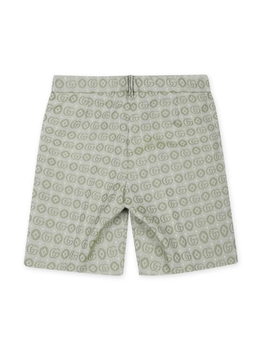 Gucci Kids Double G cotton shorts - Green