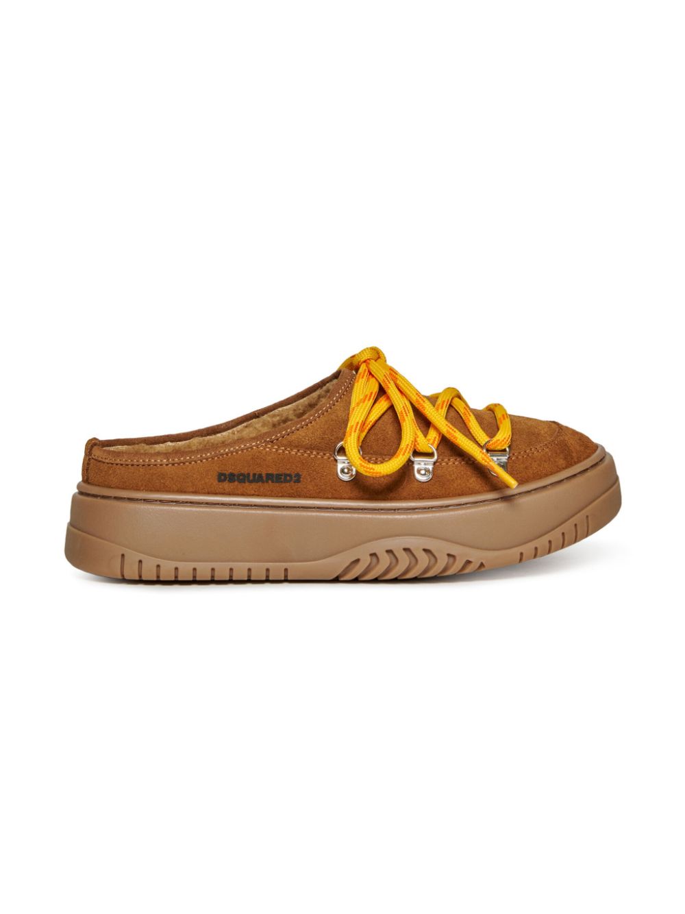 DSQUARED2 KIDS lace-up slippers - Brown