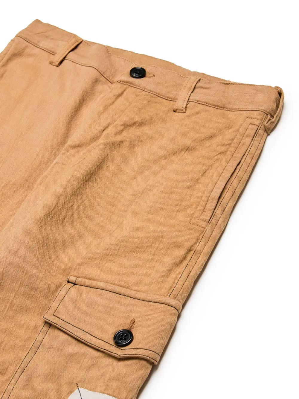 Nº21 Kids Straight broek Beige