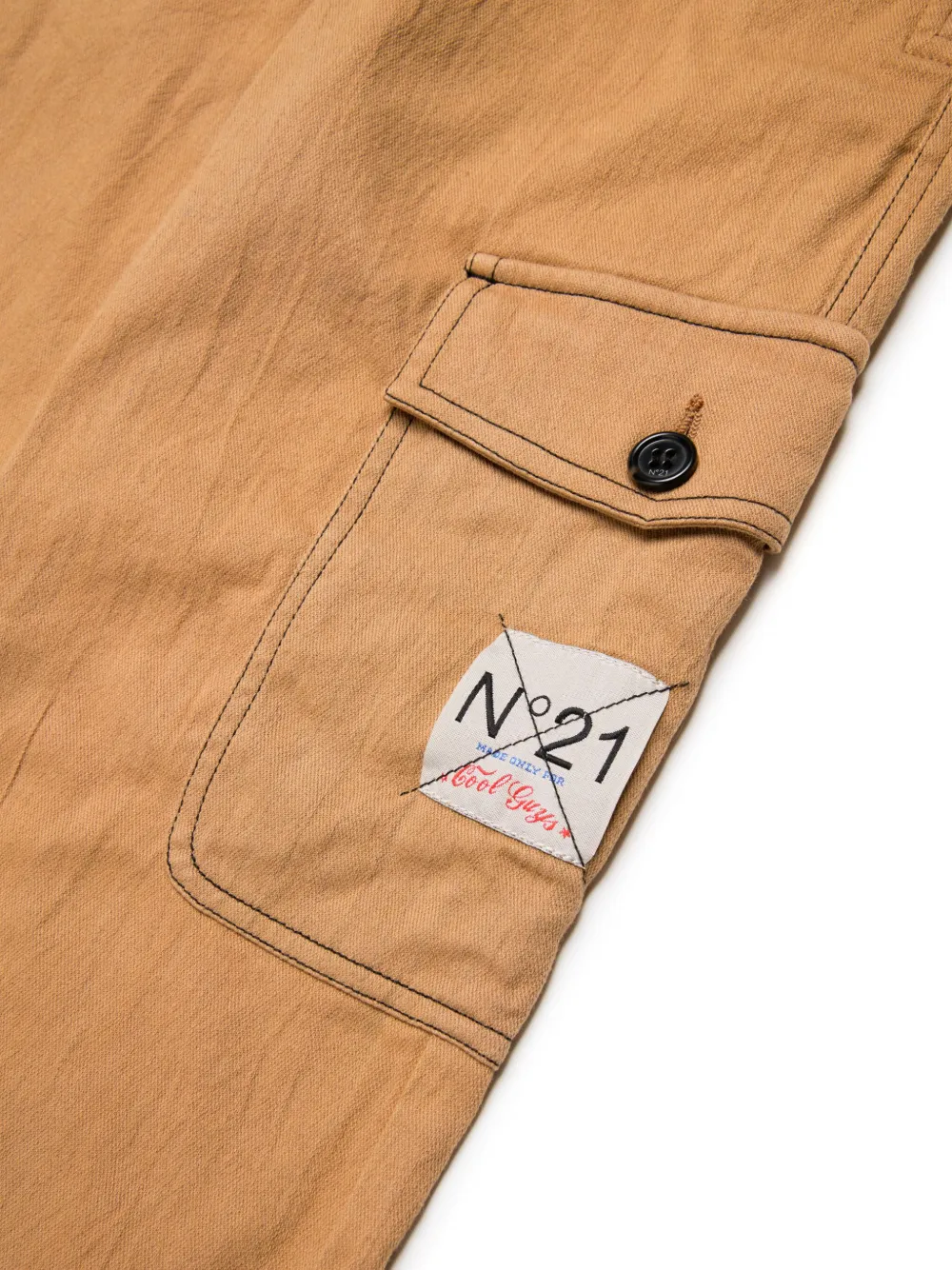 Nº21 Kids Straight broek Beige