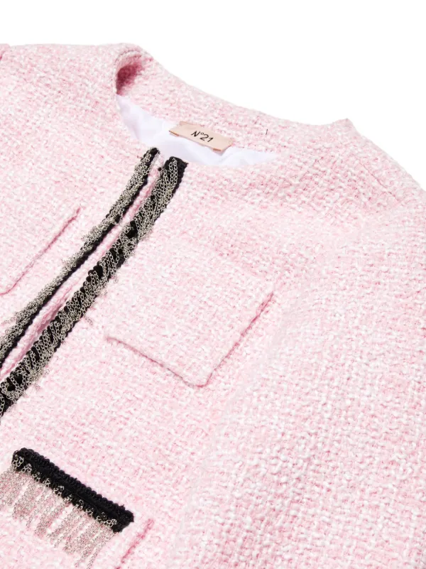 Nº21 Kids ツイード ジャケット | ピンク | FARFETCH JP