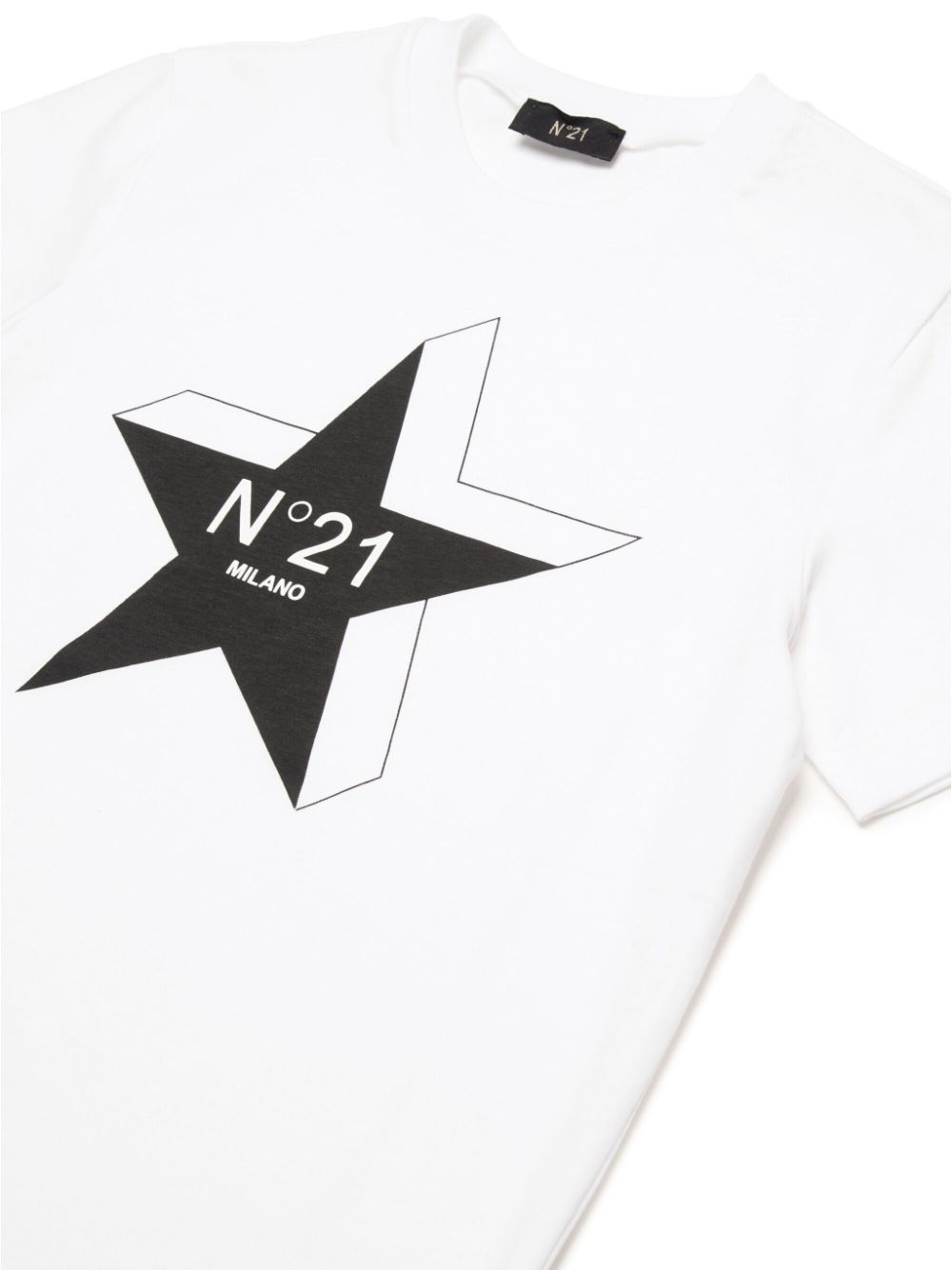 Shop N°21 Logo-print Cotton T-shirt In 白色