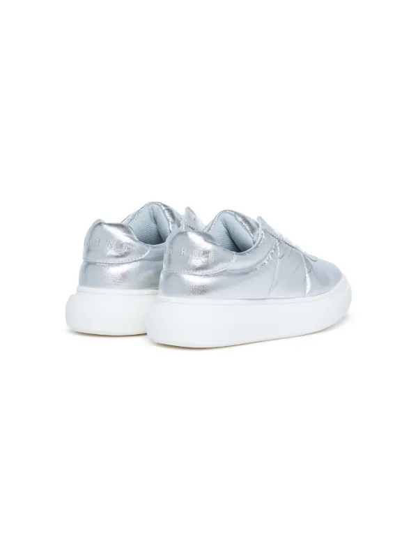 Marni Kids メタリック スニーカー | シルバートーン | FARFETCH JP