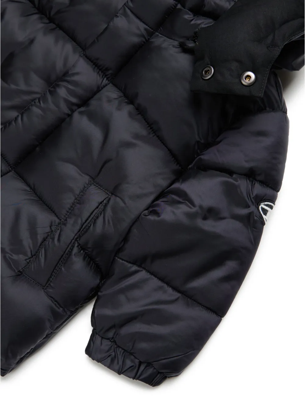 Diesel Kids Jack met logopatch Zwart