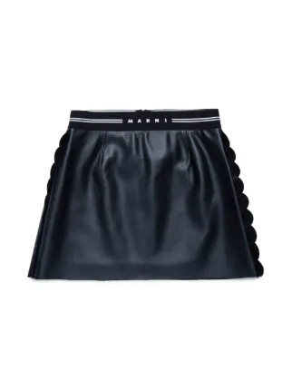 MARNI KIDS ウエストロゴスカート