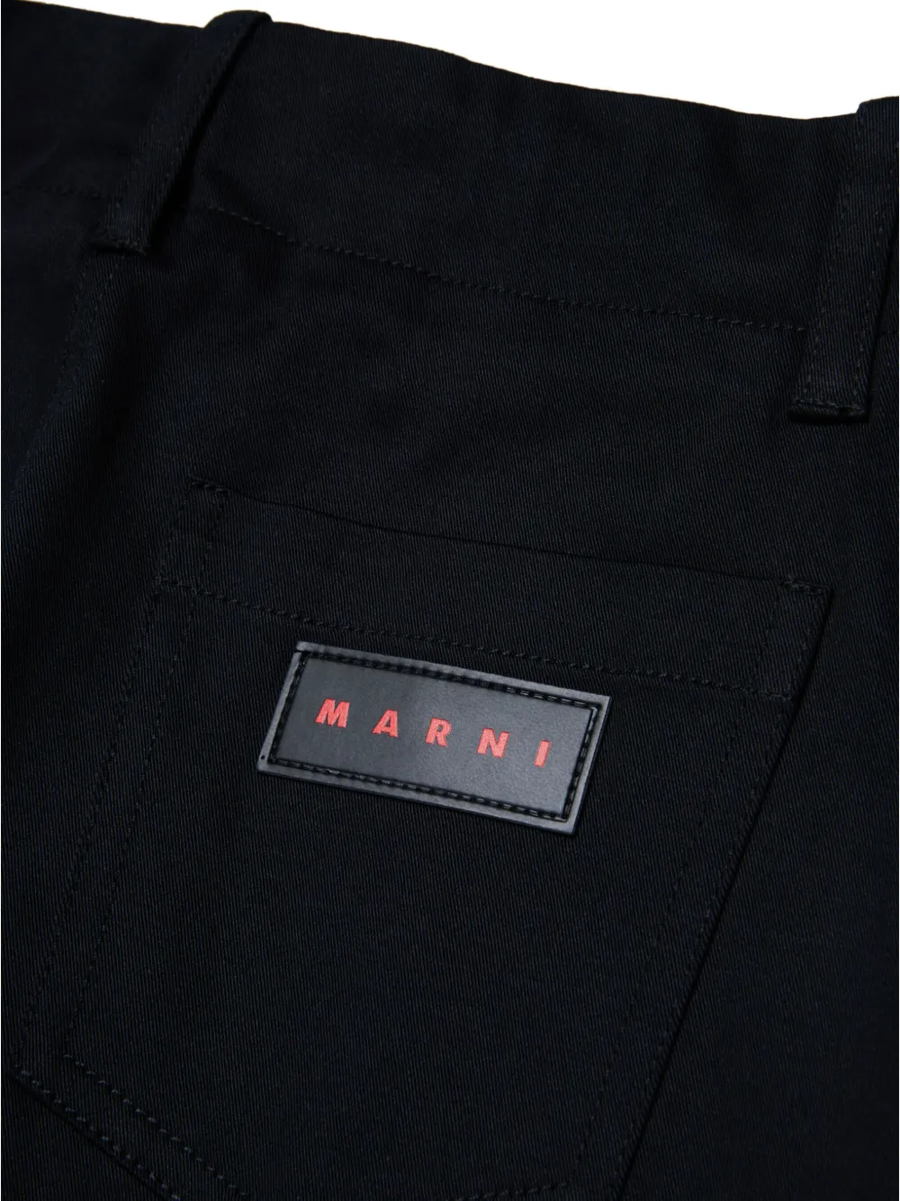 Marni Kids Broek met logopatch Zwart