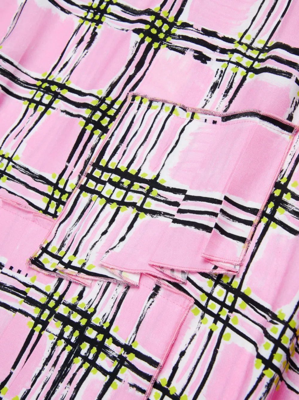 Marni Kids Geruite rok Roze