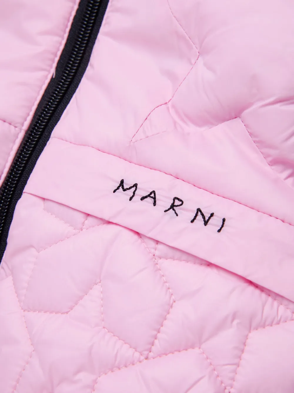 Marni Kids Bodywarmer met capuchon Roze