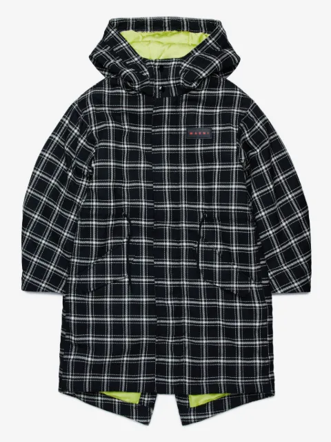 Marni Kids manteau à carreaux