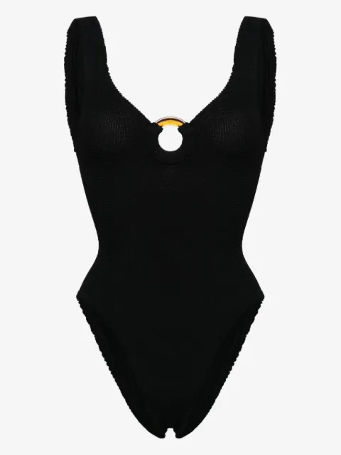 Hunza G Celine ring-detail swimsuit