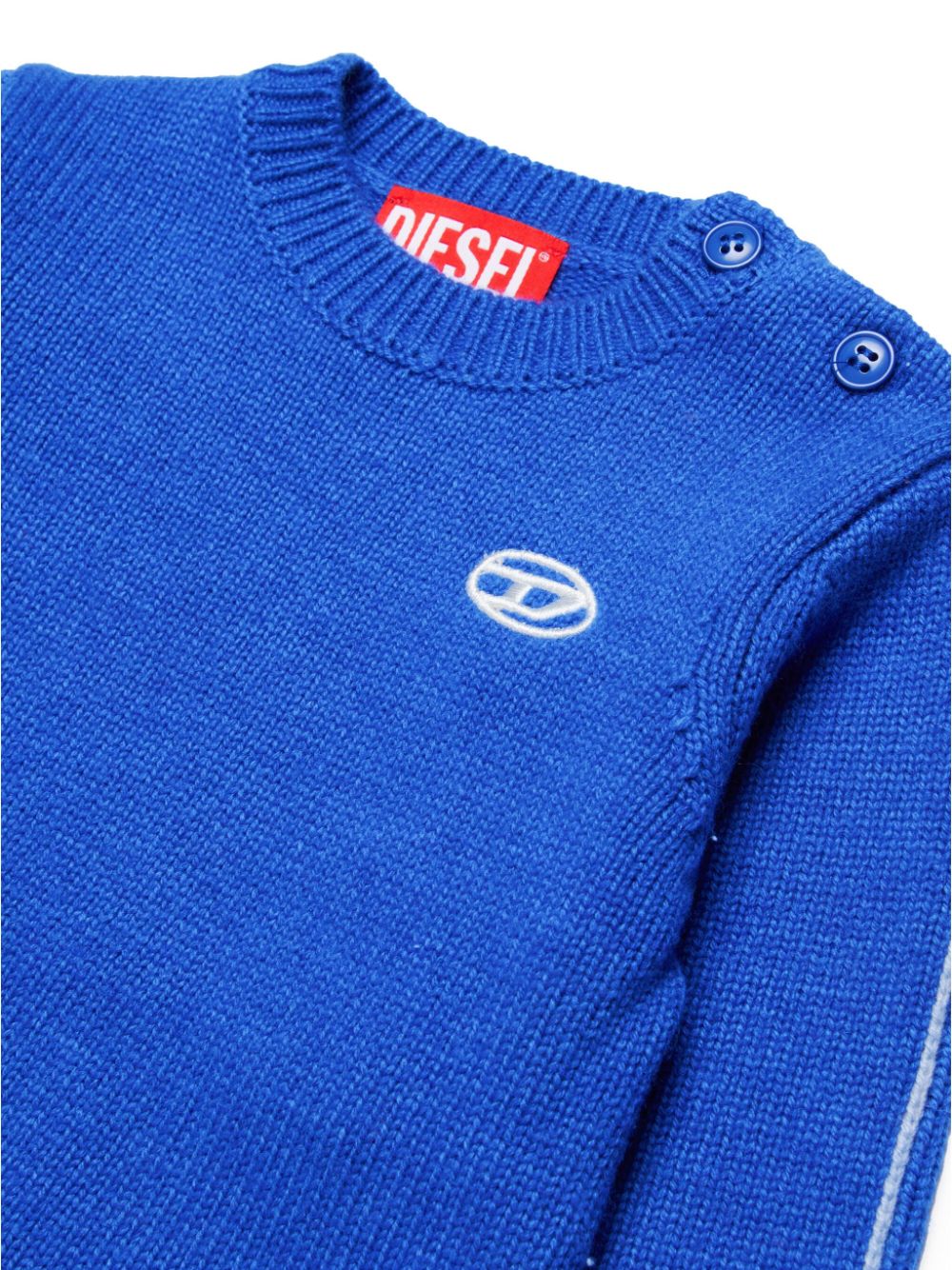 DIESEL OVAL-D CREW-NECK JUMPER 