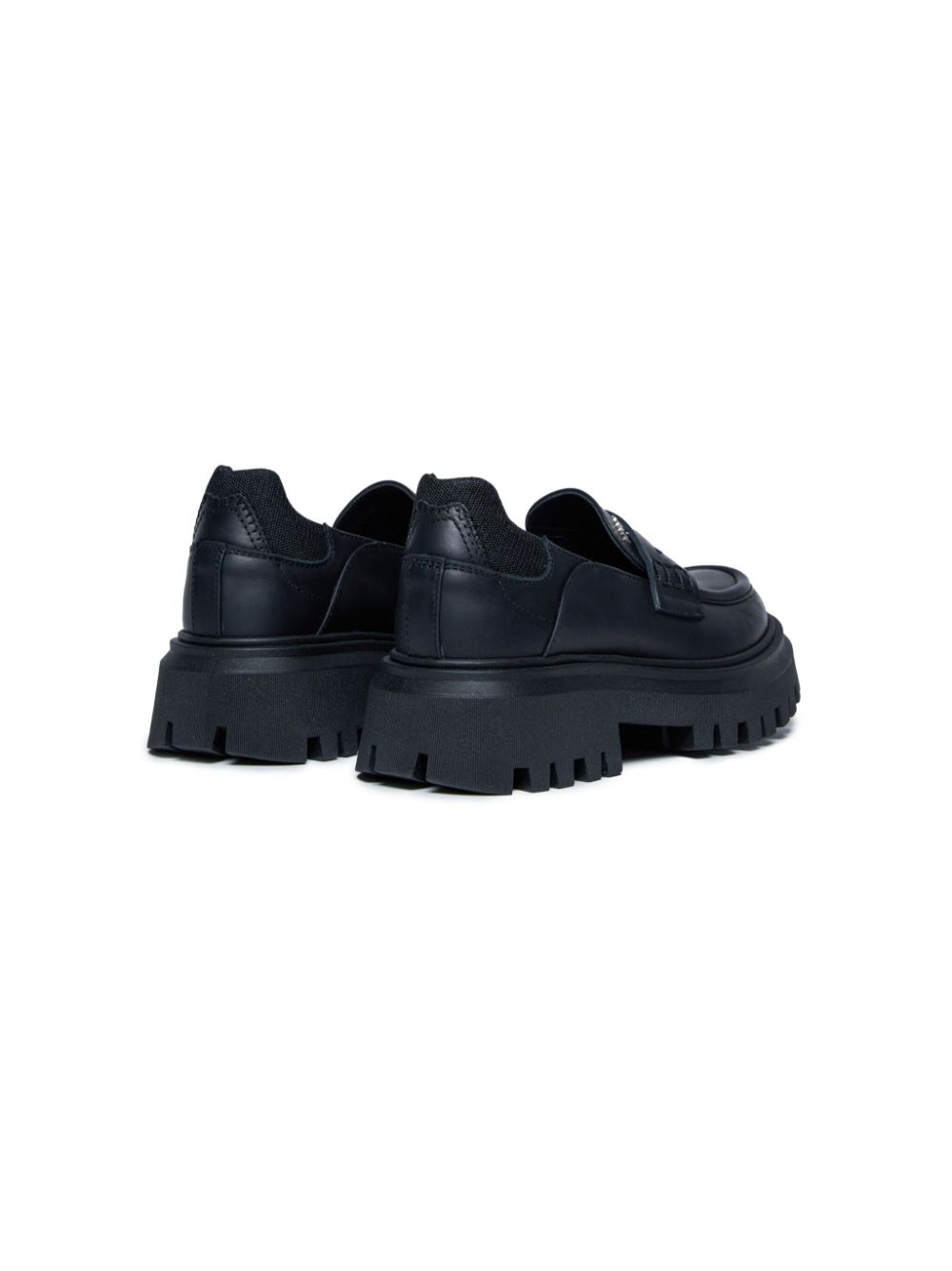 Nº21 Kids Leren loafers Zwart