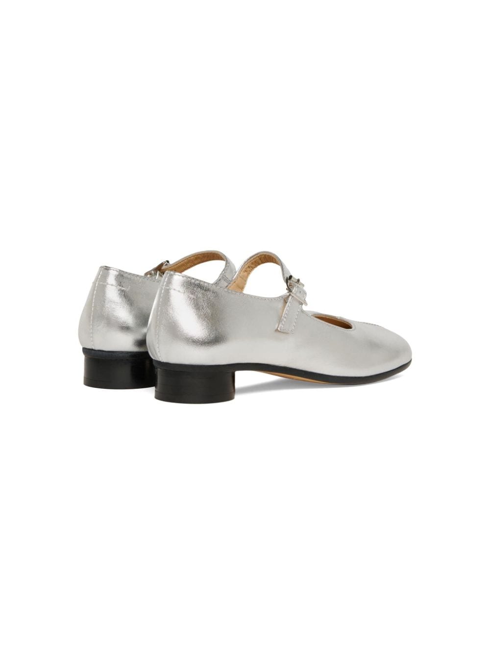 MM6 Maison Margiela Kids Ballerina's met metallic-effect Zilver