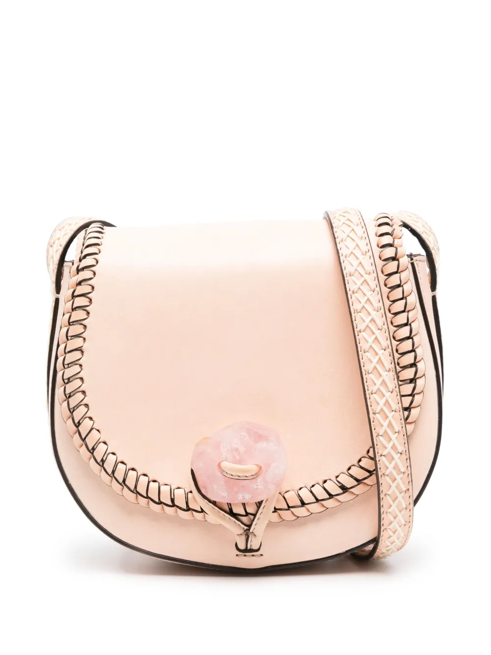 Iacobella Tara Cross Body Bag In Neutrals