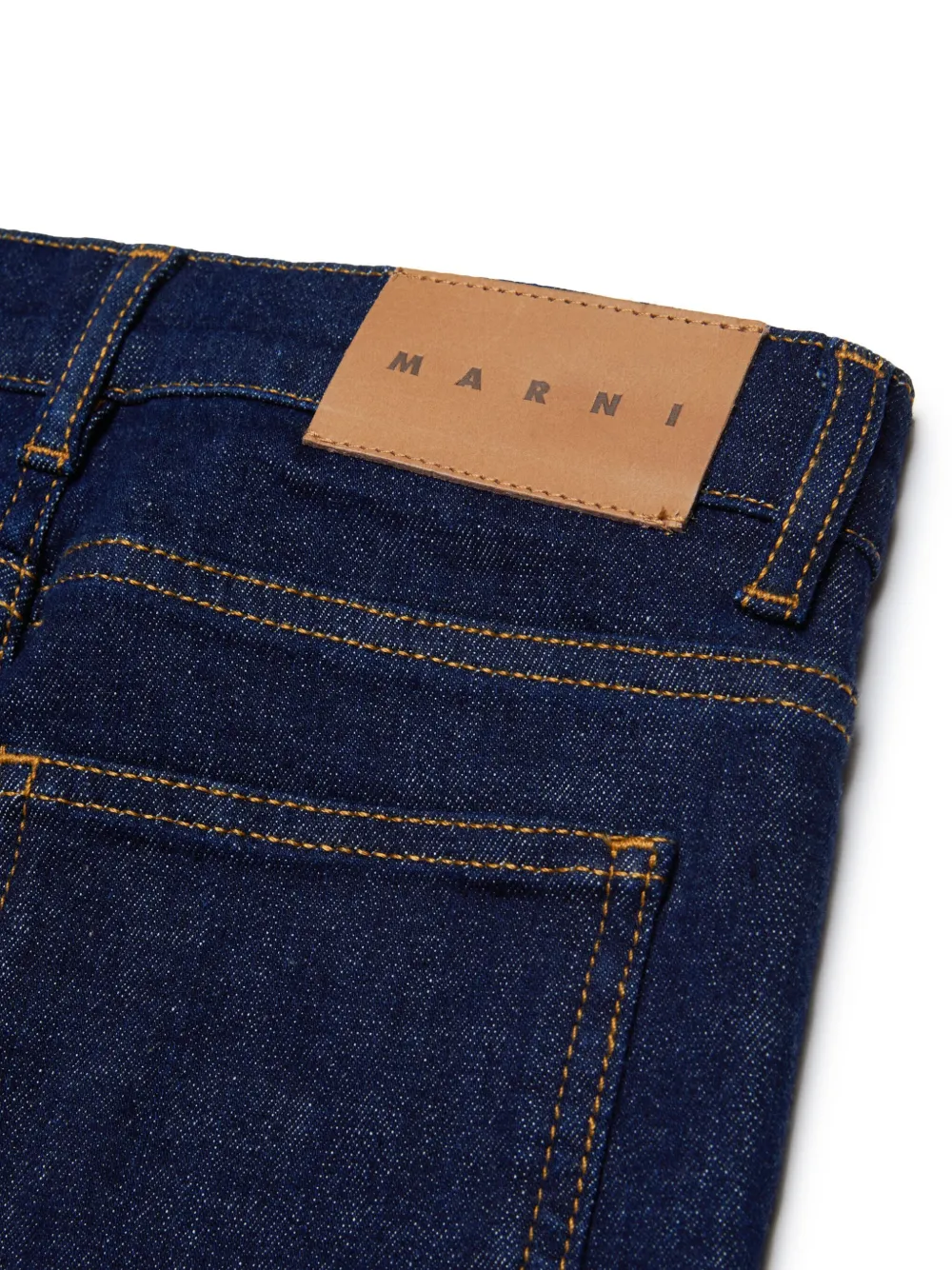 Marni Kids Straight jeans Blauw