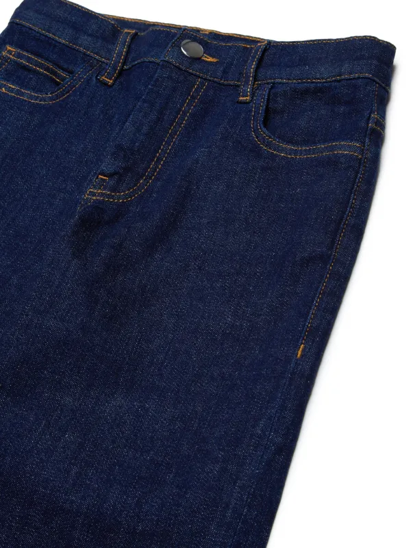 マルニ Marni Cotton Jeans Marni Kids straight-leg Cotton Jeans | Blue | FARFETCH
