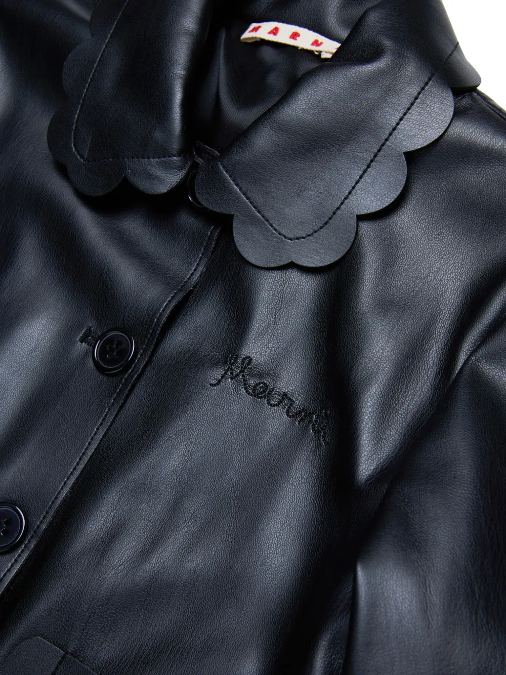 Marni Kids スカラップカラー ジャケット | ブラック | FARFETCH JP Marni Kids スカラップカラー ジャケット | ブラック | FARFETCH JP