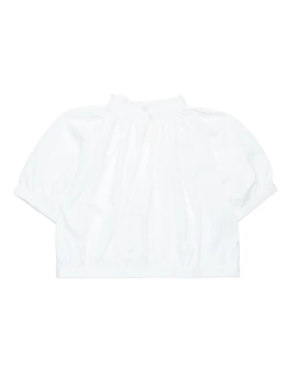 気質アップ Tシャツ フリルネック Kids Marni | JP FARFETCH | ホワイト トップス