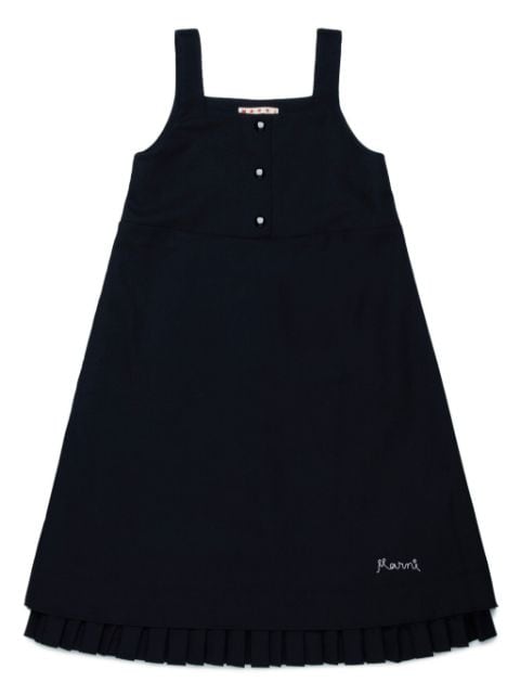 Marni Kids under-layered pleats sleeveless dress