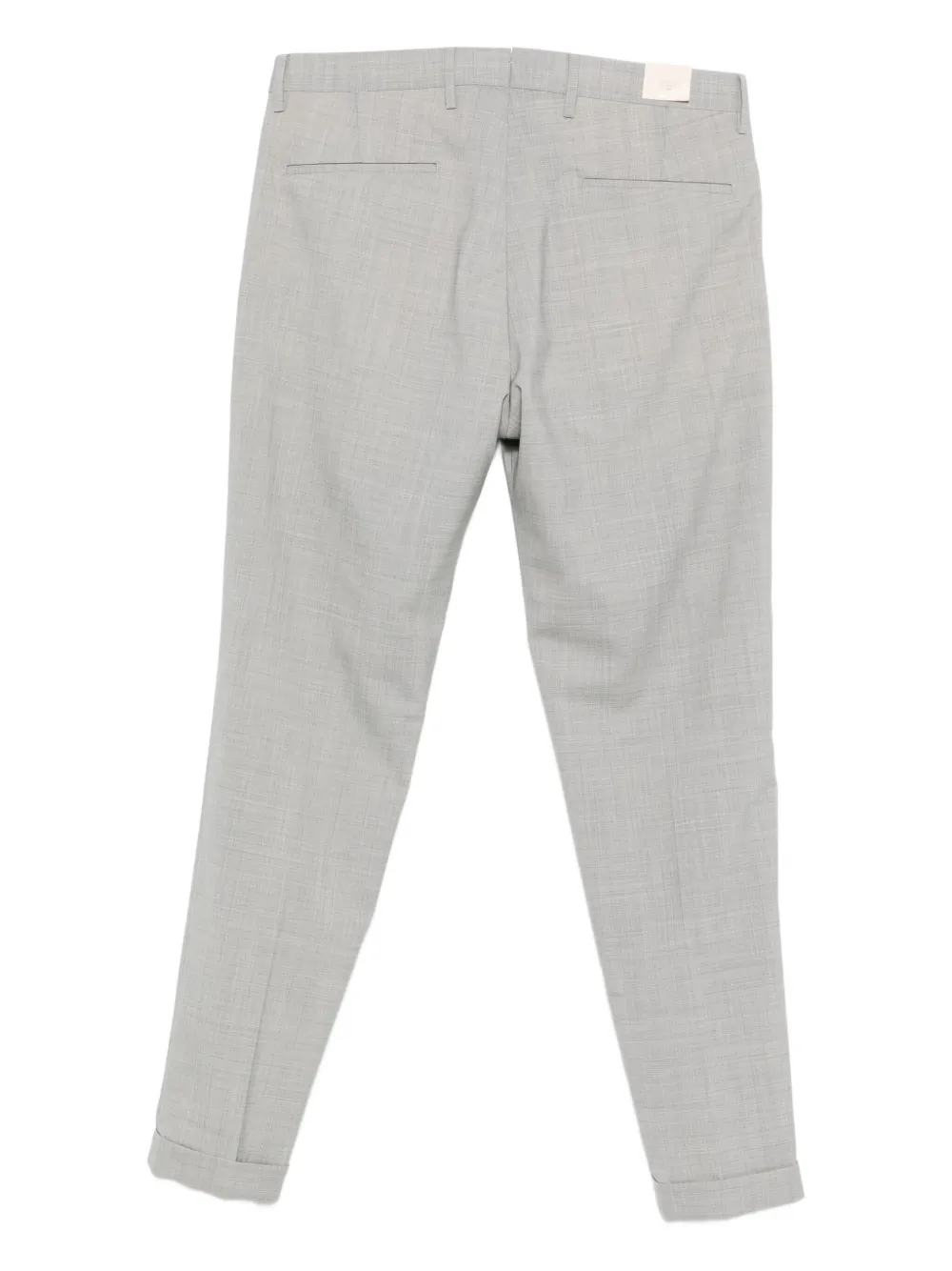 Briglia 1949 pleated-cuffed trousers Grijs