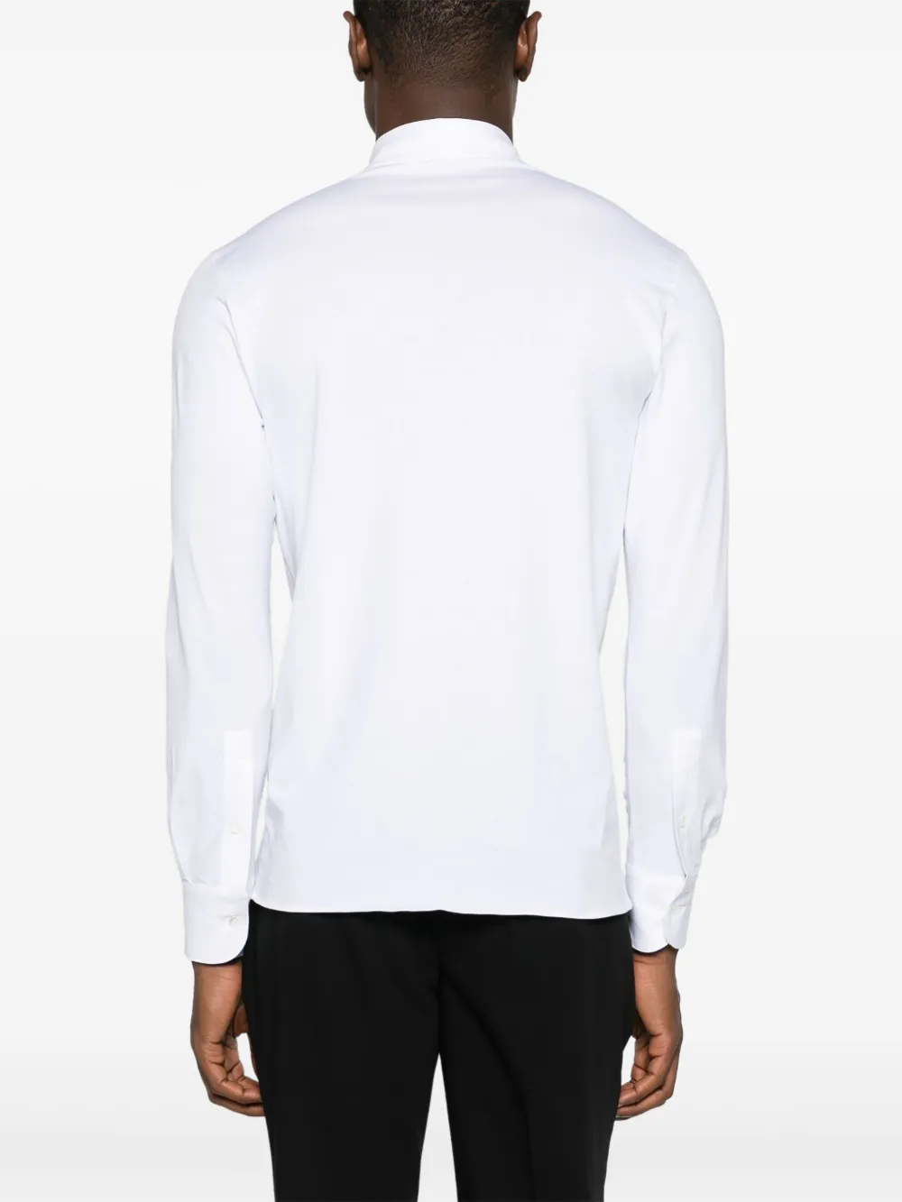 Malo Jersey overhemd Wit