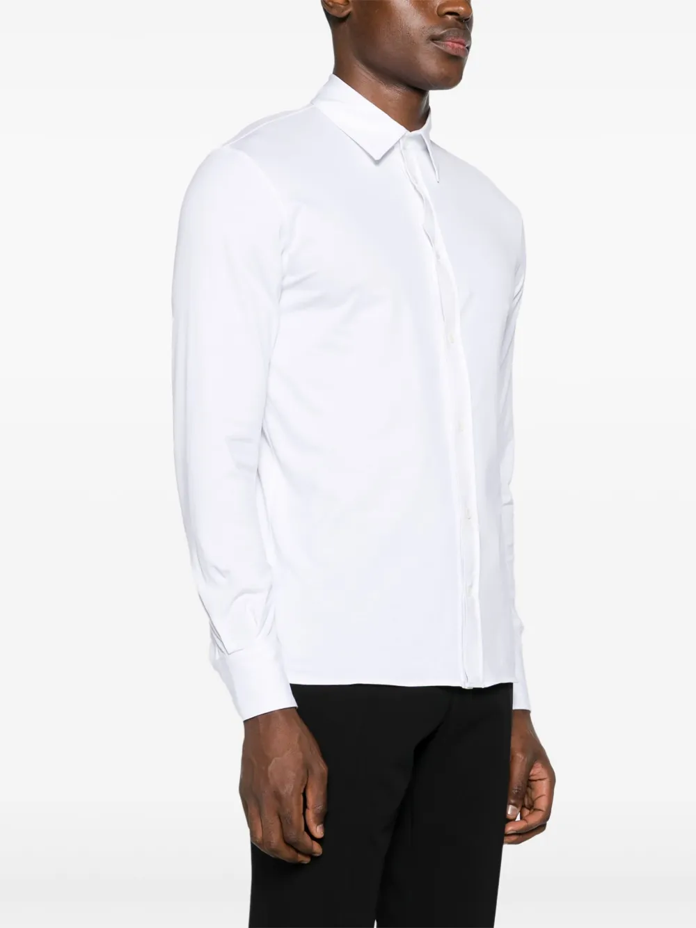 Malo Jersey overhemd Wit