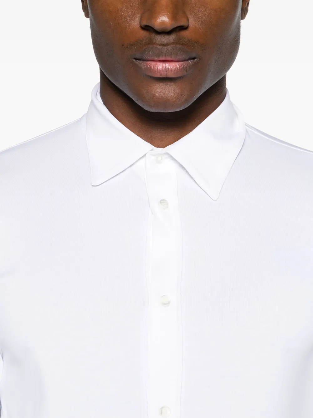 Malo Jersey overhemd Wit