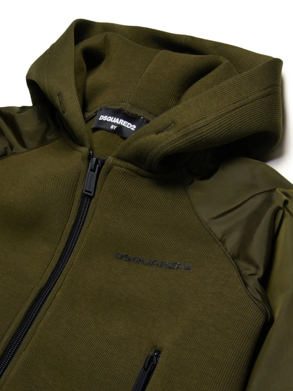 DSQUARED2 KIDS Jack met contrasterende mouwen Groen