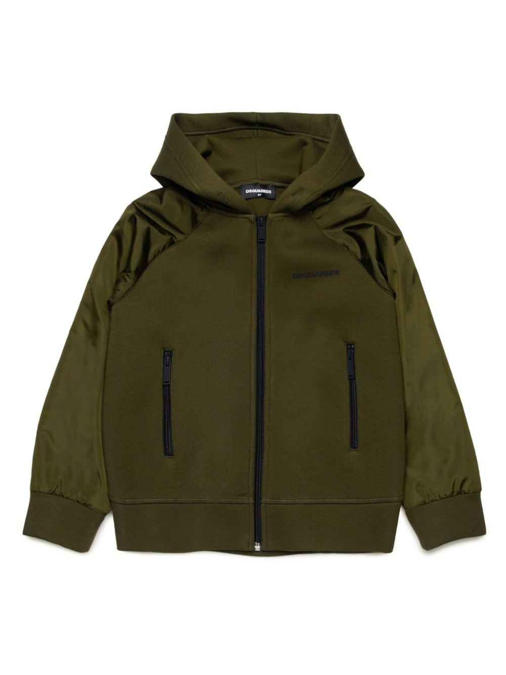 DSQUARED2 KIDS Giacca con maniche a contrasto - Verde