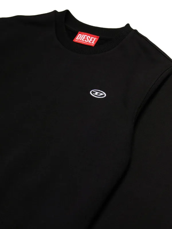 DEISEL KIds オーバルスウェット　10Y Diesel Kids Oval D スウェットシャツ | ブラック | FARFETCH JP