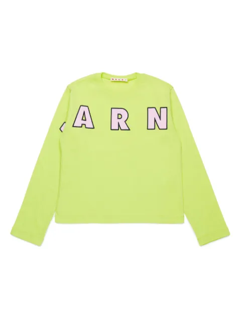 Marni Kids playera con logo estampado