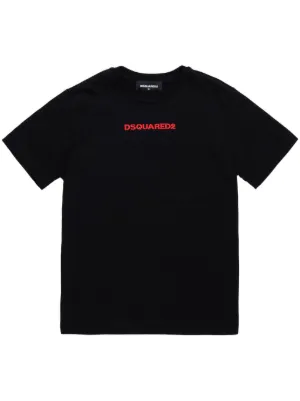 DSQUARED2 KIDS Logo T-Shirt Red – MAISONDEFASHION.COM