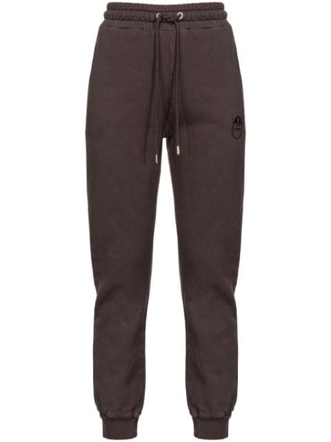 PINKO Carico drawstring cotton track pants 