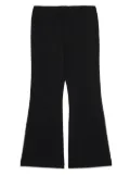 Diesel Kids Oval D-embroidered bootcut leggings - Black